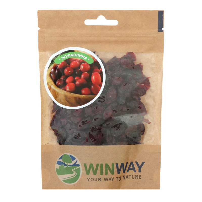 Журавлина сушена Winway 100г д/п