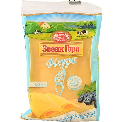 Сир Звенигора 180г фігура 27%