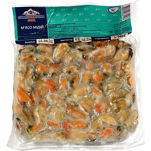 М'ясо мідій  Skandinavika 400г 300.500 в.у