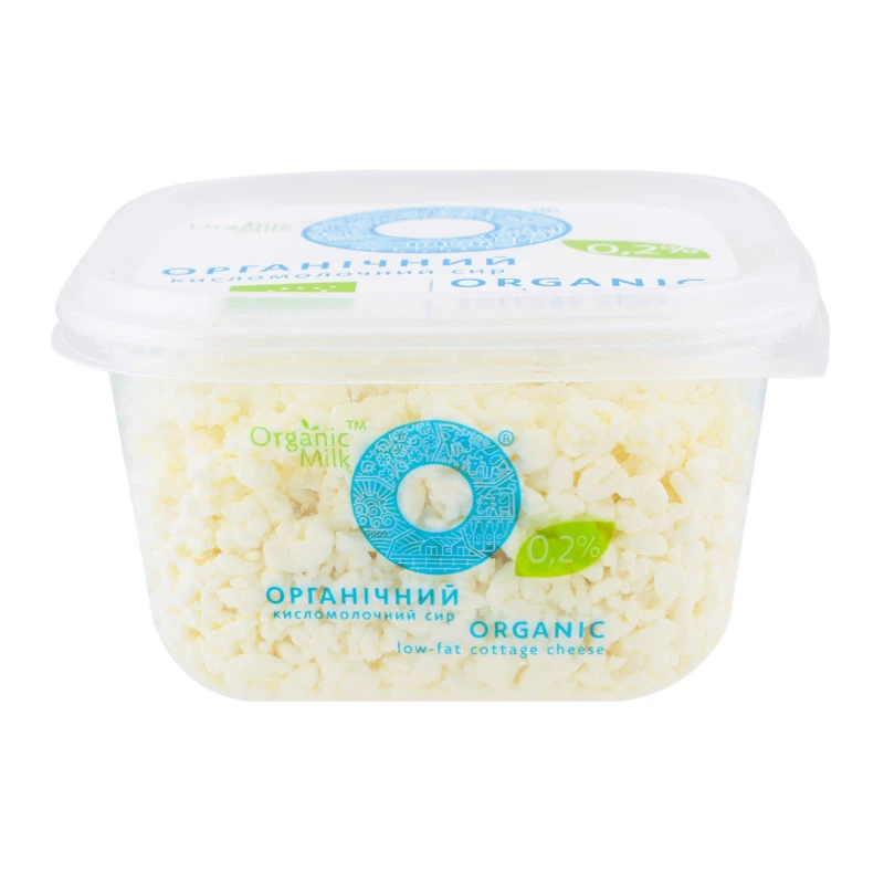 Сир кисломолочний 0.2% Organic Milk п/у 300г