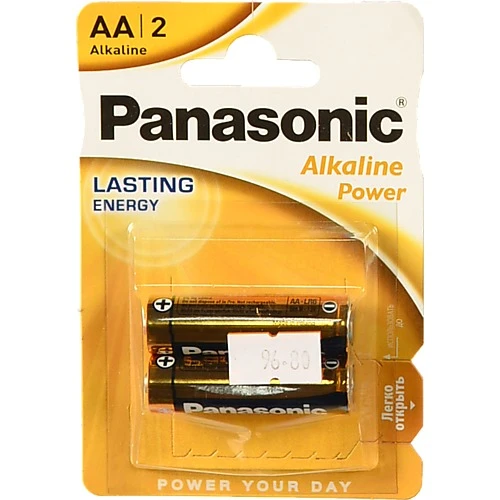Батарейка АА 1.5V LR6 Alkaline Power Panasonic 2шт
