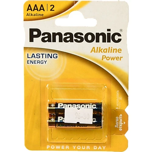 Батарейка ААА 1.5V LR03 Alkaline Power Panasonic 2шт
