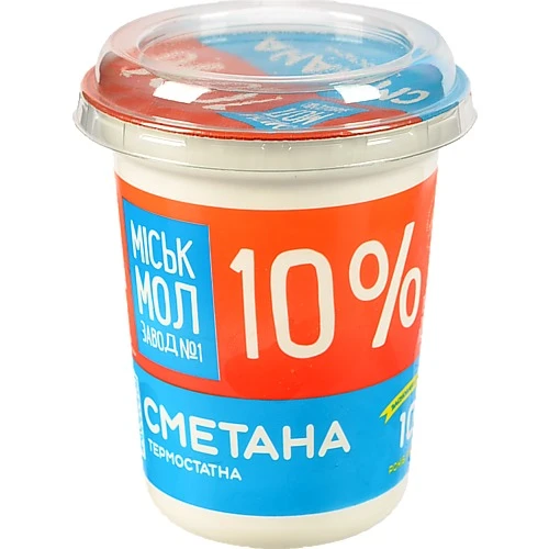Сметана 10% Гормолзавод №1 400г
