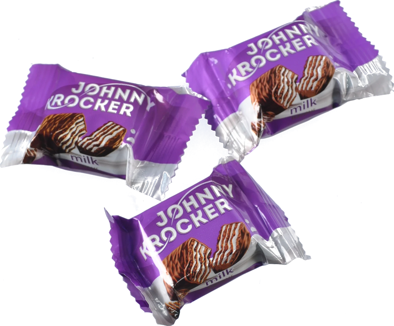 Цукерки глазуровані Milk Johnny Krocker Roshen кг
