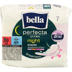 Прокладки гігієнічні Silky Drai Night Ultra Perfecta Bella 7шт