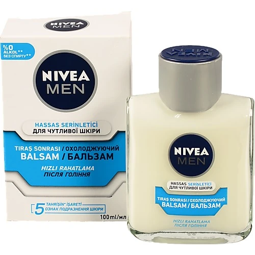 Бальзам після гоління охолоджуючий для чутливої шкіри Nivea Men 100мл