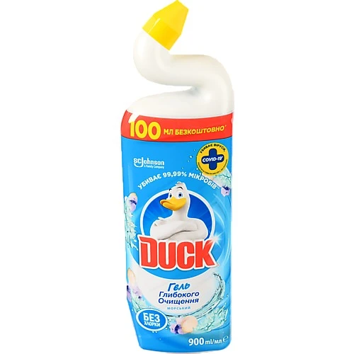 Гель для чищення унітазу Duck Морський 900мл 5в1