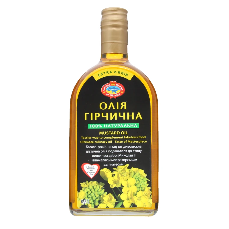Олія гірчична Golden Kings Extra Virgin 500мл
