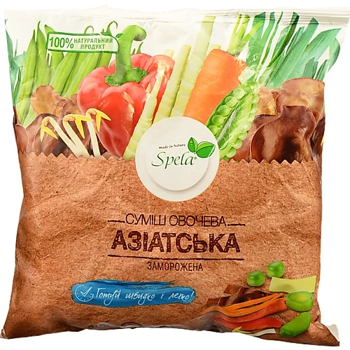 Суміш овочева заморожена Азіатська Spela м/у 400г