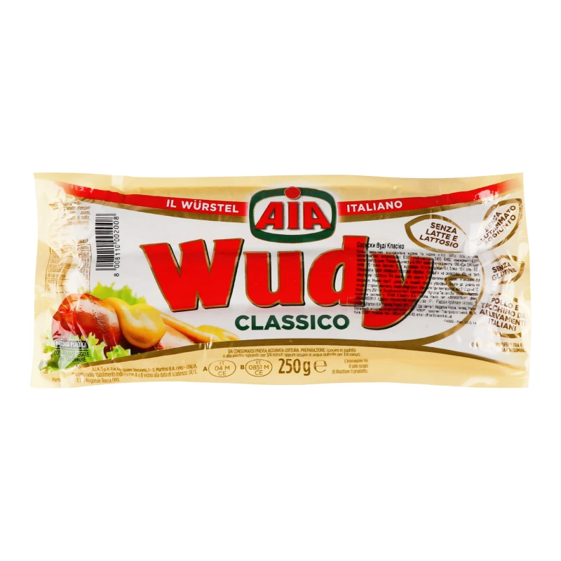 Сосиски Classico Wudy в/у 250г