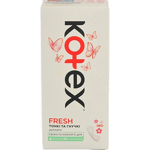Прокладки щоденні ультратонкі Deo Kotex 20шт