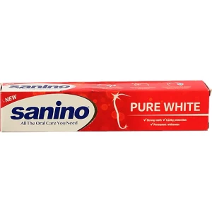 Паста зубна Відбілювальна Pure White Sanino 90мл