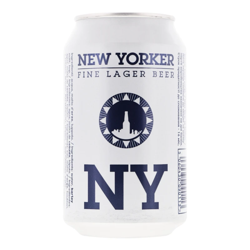 Пиво New Yorker 0.33л 4.5% об'ємних