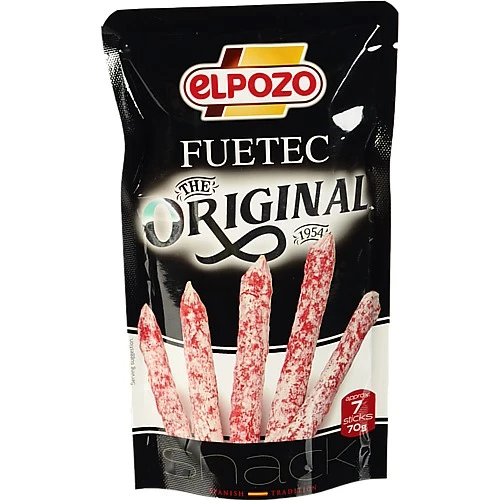 Ковбасні снеки Elpozo 70г fuetec