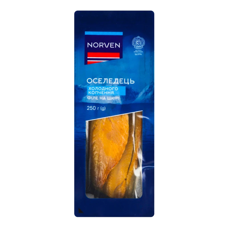 Оселедець філе Norven з/ш х/к лоток 250г