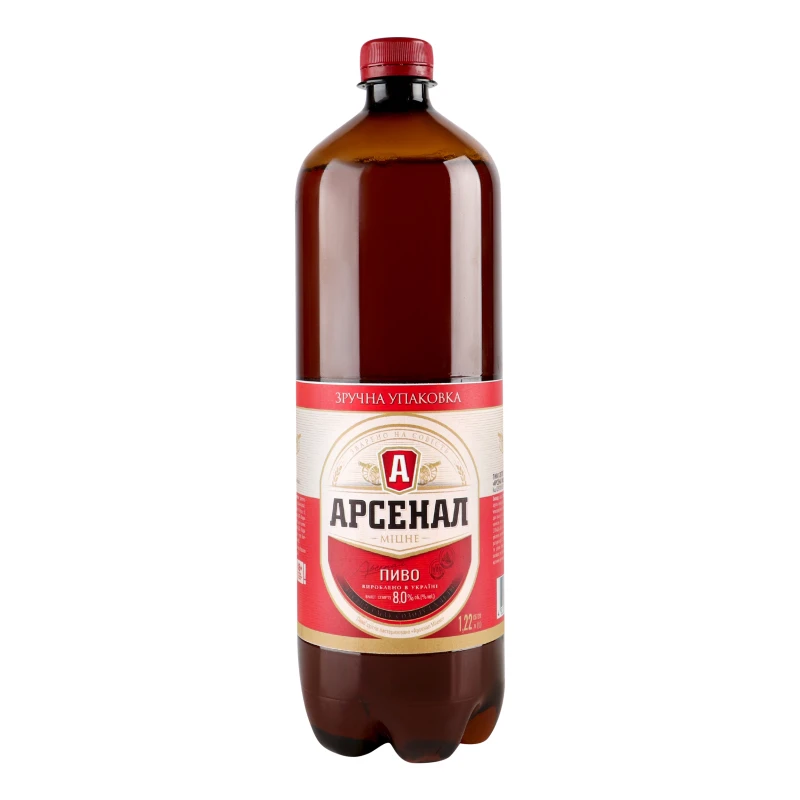 Пиво Арсенал Міцне 1.22л (8%)