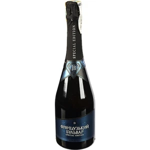 Вино ігристе 0.75л 10-13.5% біле напівсухе Special Edition Французький бульвар