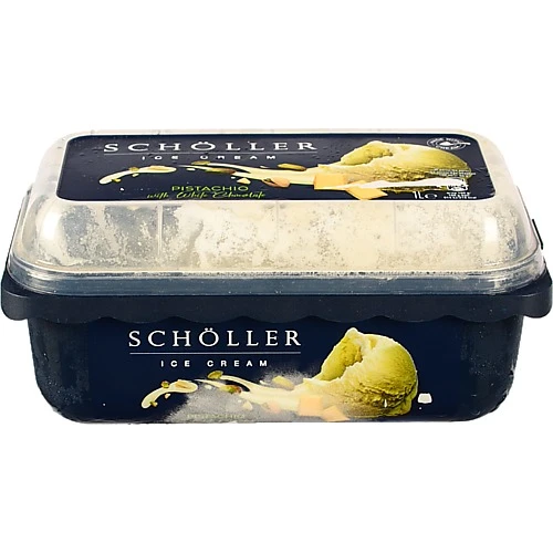 Морозиво Scholler 557г фісташка білий шоколад