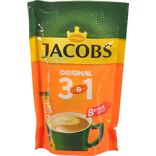 Кава Jacobs 8х12г 3в1 оріджинал
