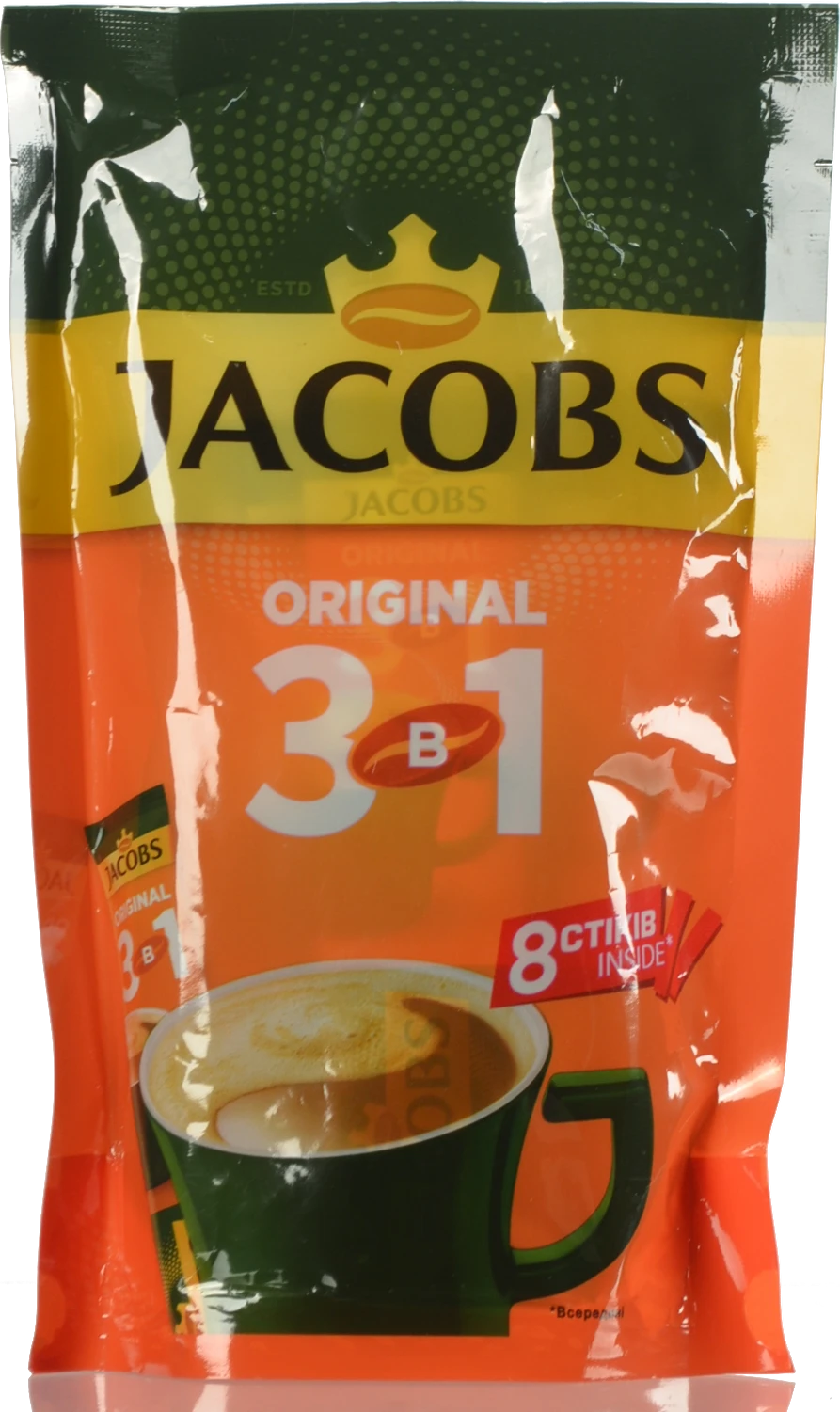 Кава Jacobs 8х12г 3в1 оріджинал