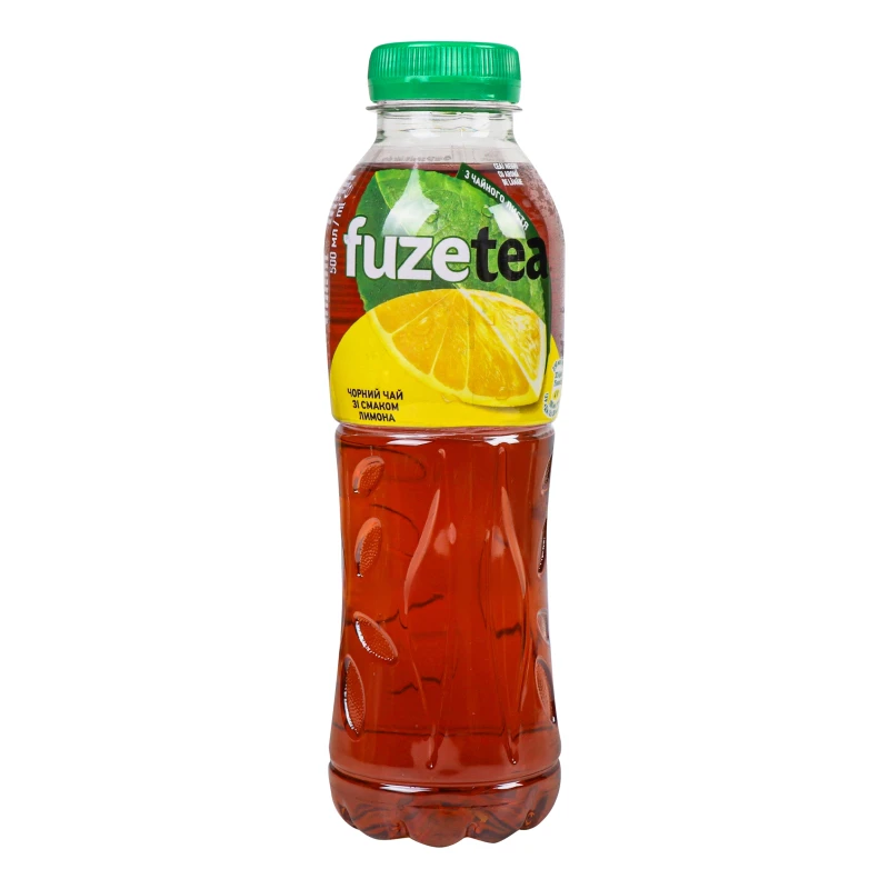 Чай холодний чорний зі смаком лимона Fuzetea п/пл 0.5л