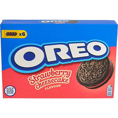 Печиво з какао та начинкою Strawberry cheesecake Oreo к/у 228г
