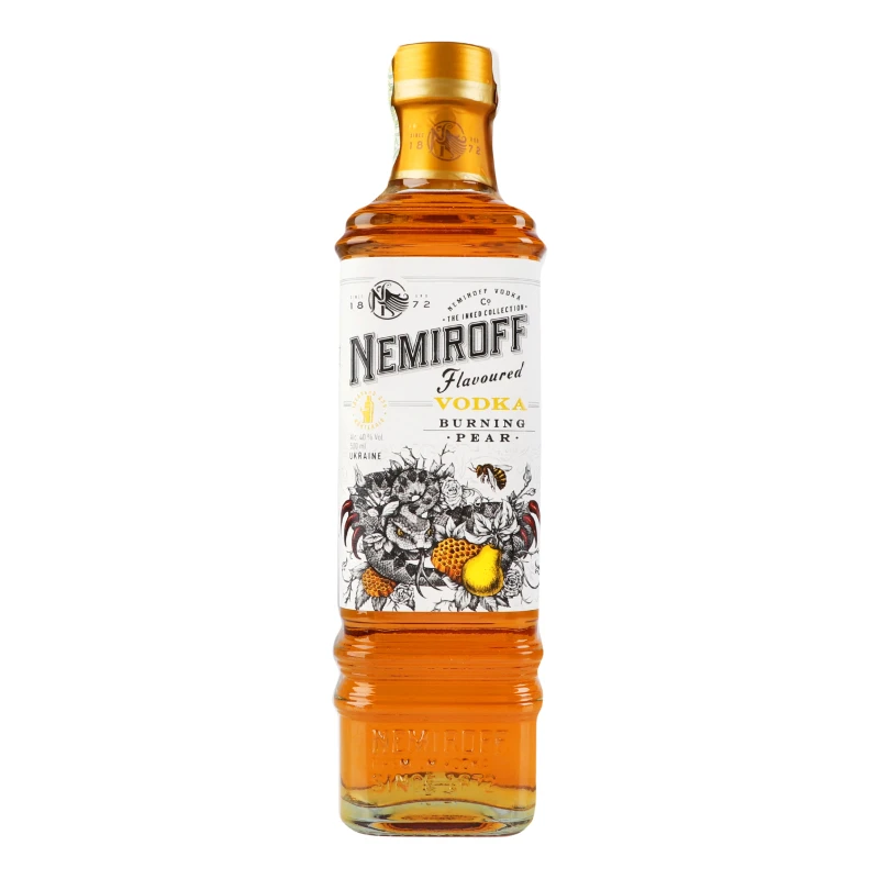 Горілка Nemiroff 0.5л де люкс груша пекуча