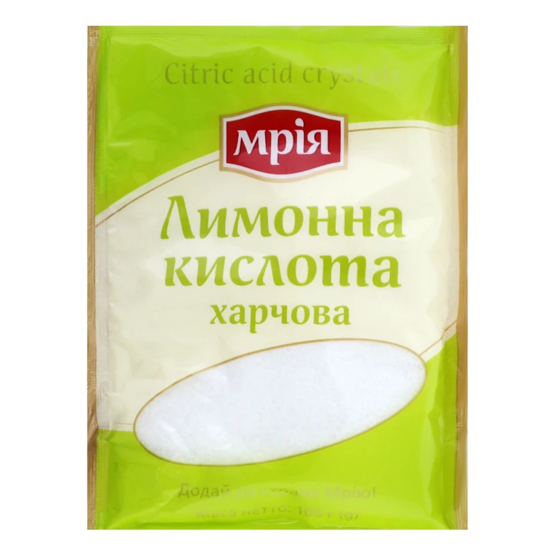 Кислота лимонна харчова Мрія 100г