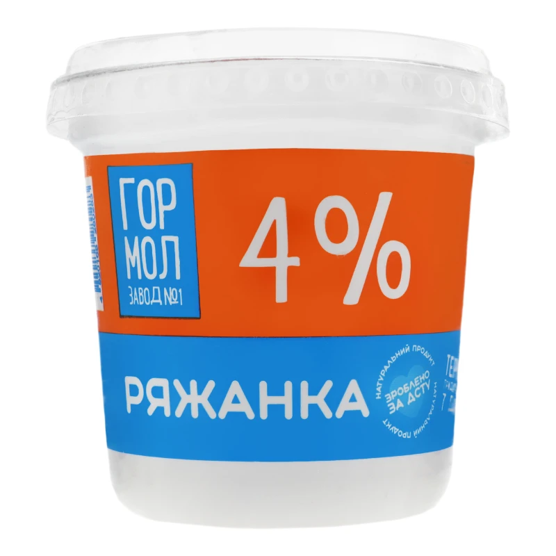 Ряжанка 4% Гормолзавод №1 350 мл