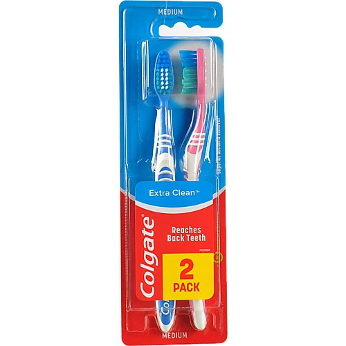 Щітка зубна середньої жорсткості Експерт чистоти Colgate 2шт