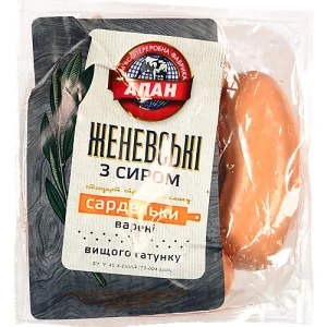 Сардельки Алан Женевські з сиром