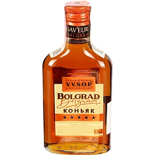 Коньяк Bolgrad 0.25л Український ординарний 5 зірок