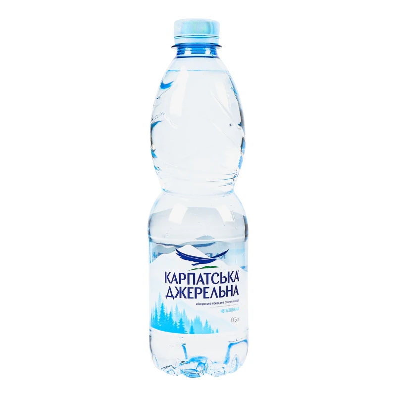Вода мінеральна негазована Карпатська Джерельна п/пл 0.5л
