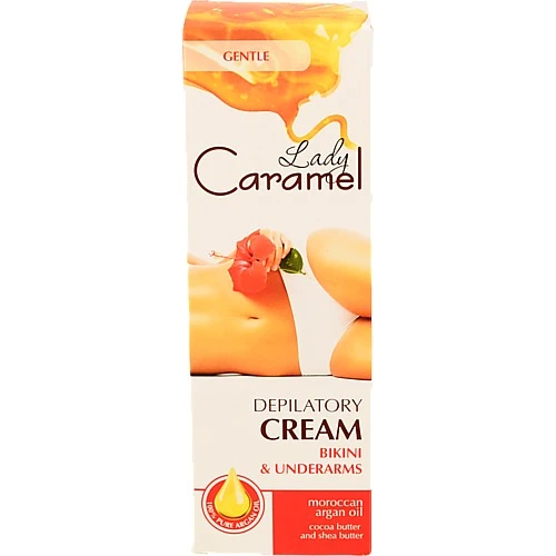Крем для депіляції зони бікіні та під пахвами Lady Caramel 100мл