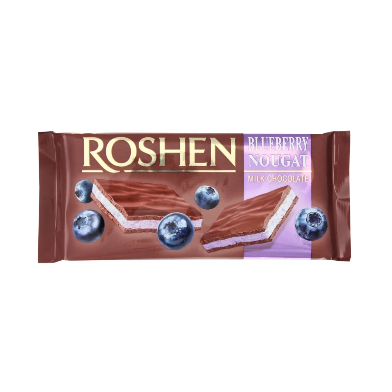 Шоколад молочний Blueberry Nougat Roshen м/у 90г