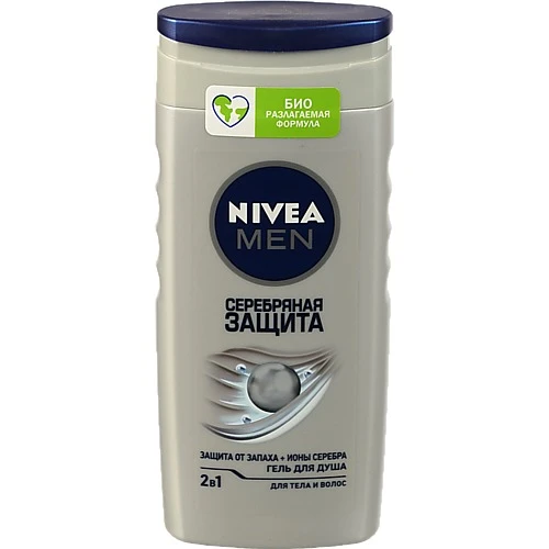 Гель для душу 3в1 Silver protect Nivea Men 250мл
