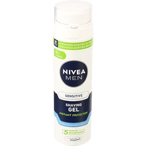 Гель для гоління для чутливої шкіри Instant Protection Sensitive Nivea Men 200мл