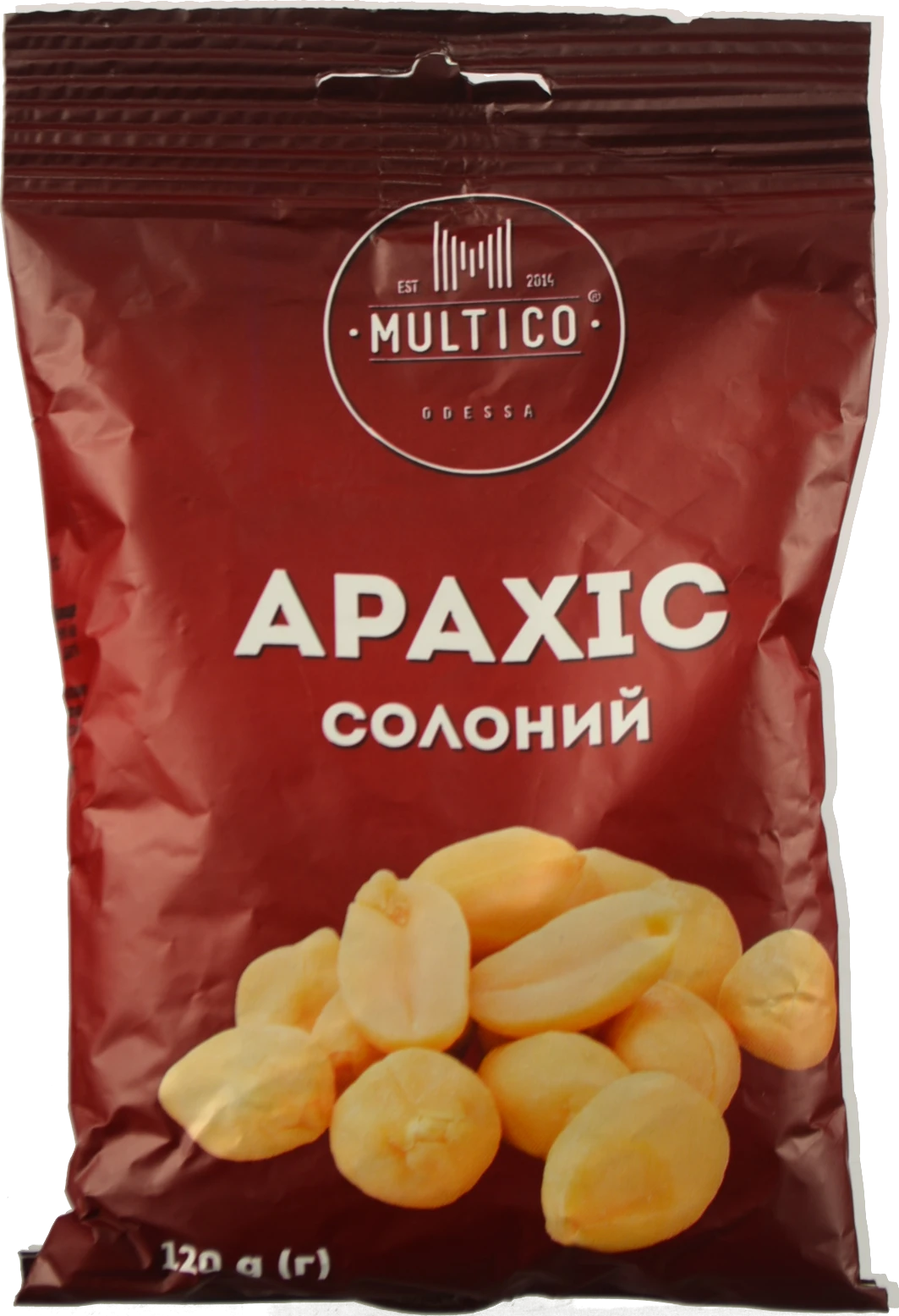 Арахiс Multico 120г смажений солоний