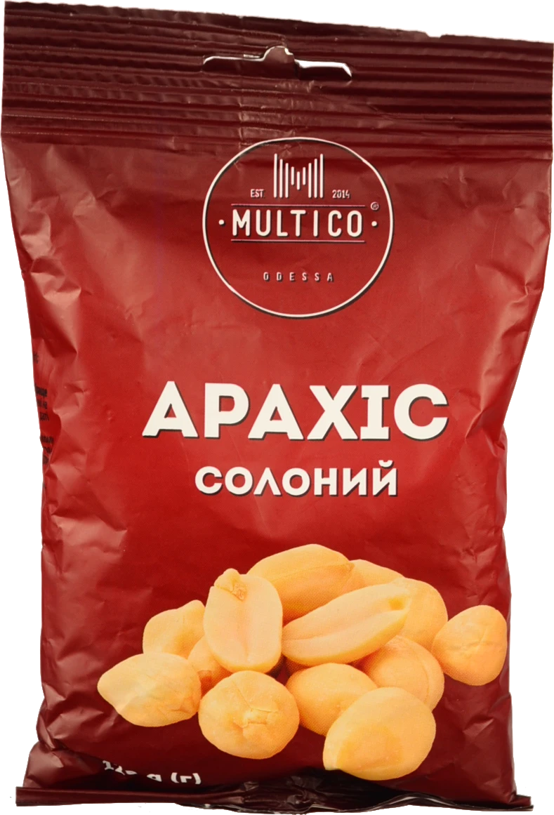 Арахiс Multico 120г смажений солоний