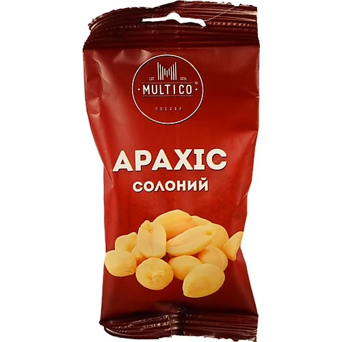 Арахiс Multico 70г смажений солоний