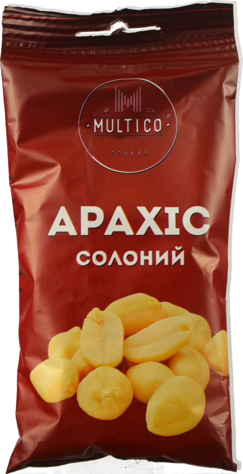 Арахiс Multico 70г смажений солоний