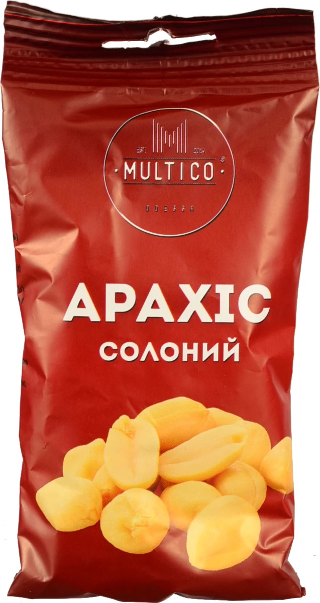 Арахiс Multico 70г смажений солоний
