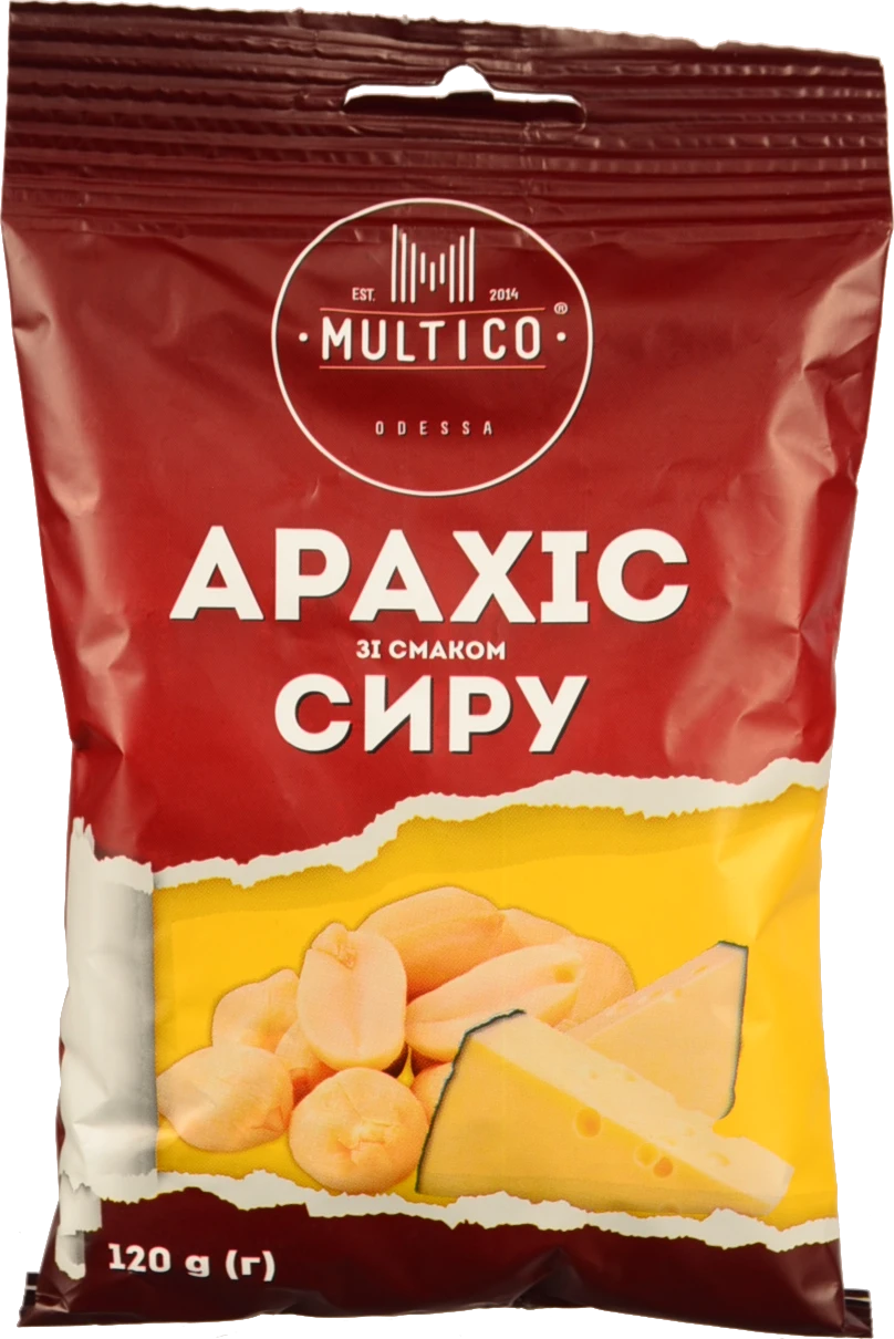 Арахiс Multico 120г смажений сир