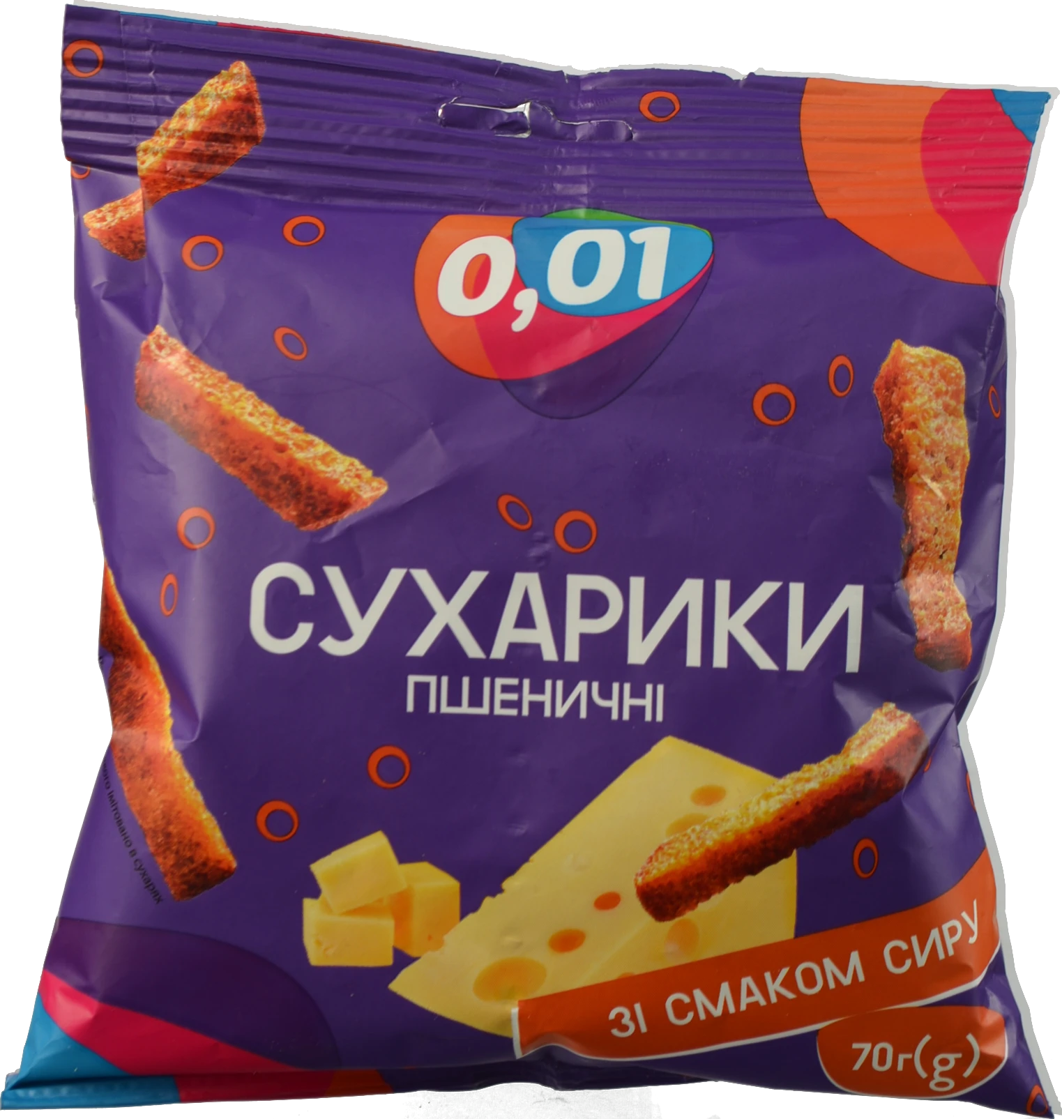 Сухарики пшеничні сирні 70г