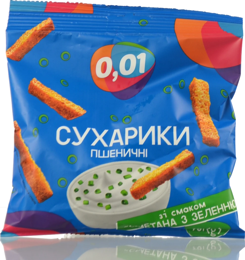 Сухарики пшеничні сметана зелень 70г