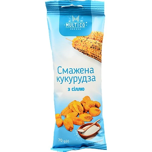 Кукурудза Multico 70г смажена солона