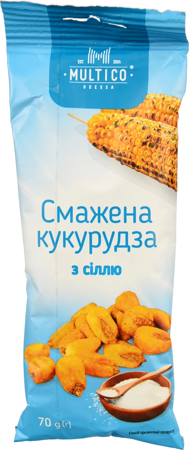 Кукурудза Multico 70г смажена солона