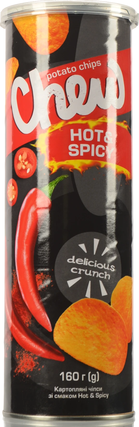 Чіпси Chew 160г hot spicy