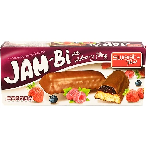 Печиво Sweet Plus 150г Jam-Bi дикі ягоди
