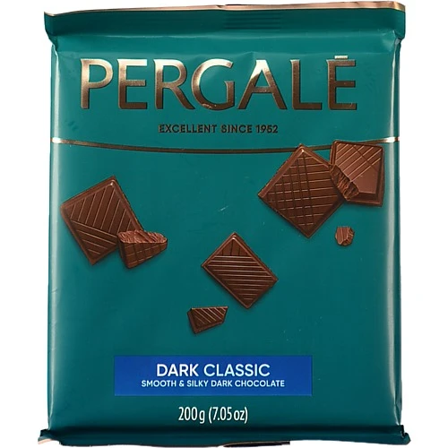 Шоколад Pergale 200г темний